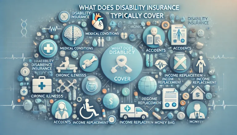 what does disability insurance typically cover 1