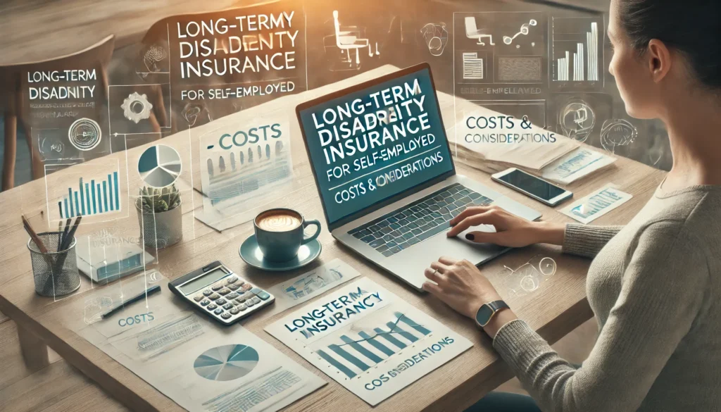 long term disability insurance for self employed cost